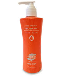 SoapBox All Natural Liquid Hand Soap Mandarin 8 OZ-OUT OF STOCK