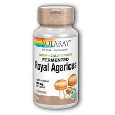 Solaray - Organically Grown Fermented Royal Agaricus Mushroom 500 mg 60 Veg Cap