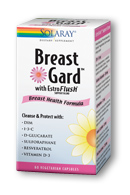 Solaray - BreastGard, Breast Health Formula 60 Veg Cap
