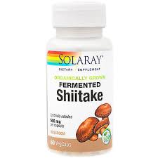 Solaray - Organically Grown Fermented Shiitake Mushroom 500 mg 60 Veg Cap