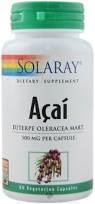 Solaray - Acai Fruit 500 mg 60 Veg Cap