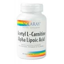 Solaray - Acetyl L-Carnitine & Alpha Lipoic Acid 60 Veg Cap