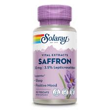 Solaray - Affron Saffron Extract  30 Veg Capsule