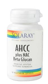 Solaray - AHCC Plus NAC & Beta Glucan, Immune System Support 30 Veg Cap