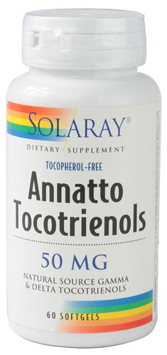 Solaray - Vitamin E Tocotrienols, Soy-Free 50 mg 60 Softgel