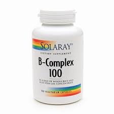 Solaray - Vitamin B-Complex 100 mg 100 Veg Cap
