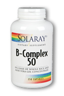 Solaray - Vitamin B-Complex 50 50 mg 250 Veg Cap
