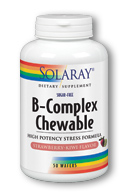 Solaray - Vitamin B-Complex 250 mg 50 Chewable