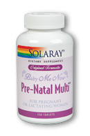 Solaray - Baby Me Now Prenatal Multi-Vitamin, Original Formula 150 Tablet