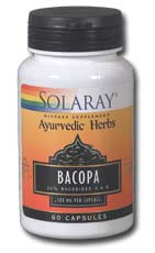 Solaray - Bacopa Leaf Extract 100 mg 60 Veg Cap