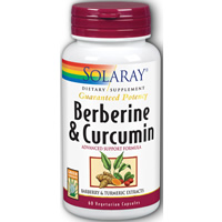 Solaray - Berberine & Curcumin Root Extracts 600 mg 60 Veg Cap