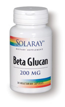 Solaray - High Potency Beta Glucan 200 mg 30 Veg Cap