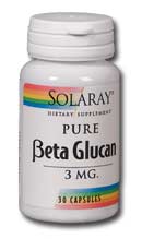 Solaray Beta Glucan 3mg 60 Cap-UNAVAILABLE