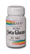 Solaray Beta Glucan Enriched with Vitamin C 10mg 30 Cap-UNAVAILABLE