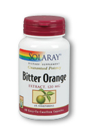 Solaray - Bitter Orange Fruit Extract 120 mg 60 Veg Cap-OUT OF STOCK
