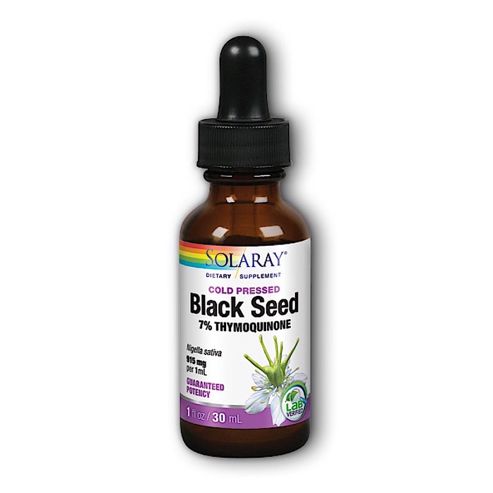 Solaray - Black Seed Oil - 7% Thymoquino 64mg 30ml