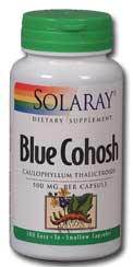 Solaray - Blue Cohosh Root 500 mg 100 Veg Cap-UNAVAILABLE