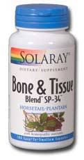 Solaray - Bone & Tissue Blend SP-34 100 Veg Cap-OUT OF STOCK