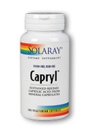 Solaray - Capryl, Caprylic Acid Formula 360 mg 100 Veg Cap