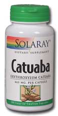 Solaray - Catuaba Bark 465 mg 100 Veg Cap