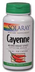 Solaray - Cayenne Pepper 40,000 HU 515 mg 100 Veg Cap