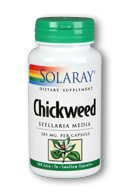 Solaray - Chickweed Aerial 385 mg 100 Veg Cap-OUT OF STOCK