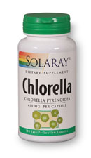 Solaray - Chlorella Broken Cell 410 mg 100 Veg Cap