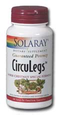 Solaray - CircuLegs, Circulation Support Formula 200 mg 120 Veg Cap