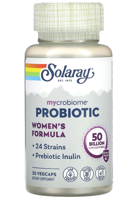 Solaray Complete Probiotic Women's 50 Billion CFU 30vc