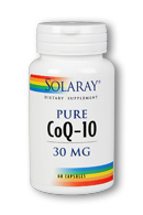 Solaray - CoQ-10, Pure 30 mg 60 Veg Cap