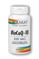 Solaray - Bio CoQ-10 100 mg 60 Softgel