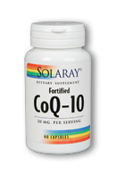 Solaray CoQ10, Fortified 15mg 60 Cap