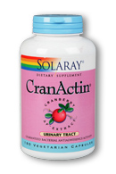 Solaray - CranActin Cranberry Extract, Bacterial Antiadherence Formula 400 mg 180 Veg Cap