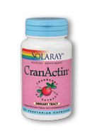 Solaray - CranActin Cranberry Extract, Bacterial Antiadherence Formula 400 mg 30 Veg Cap