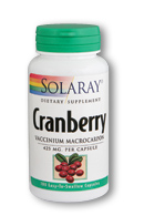 Solaray - Cranberry Berry 425 mg 100 Veg Cap