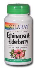 Solaray - Echinacea Root & Elderberry Berry 440 mg 100 Veg Cap