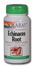 Solaray - Echinacea Angustifolia Root 450 mg 100 Veg Cap