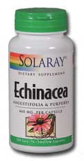Solaray - Echinacea Purpurea & Angustifolia Root 460 mg 180 Veg Cap