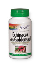 Solaray - Echinacea Root & Goldenseal Root 500 mg 100 Veg Cap