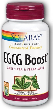 Solaray - EGCG Boost, Green Tea Leaf Extract 450 mg 60 Veg Cap     TEMPORARILY UNAVAILABLE