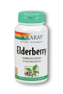 Solaray - Elderberry Berry & Flower 450 mg 100 Veg Cap