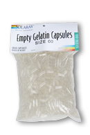 Solaray Empty Gelatin Capsules Size 00  2 Cap