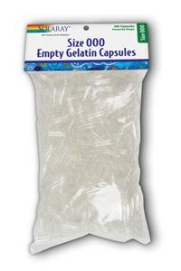 Solaray - Empty Gelatin Capsules Size 000 500 Capsule