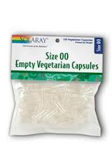 Solaray - Empty Veg Caps Size 00 100 Veg Cap