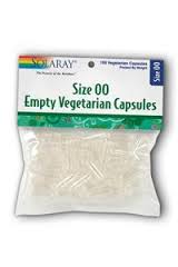 Solaray Empty Veg Caps Size 00  12 Vcp