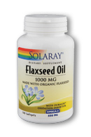 Solaray Flaxseed Oil 1000mg 100 Sg