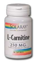 Solaray Free-Form L-Carnitine 250mg 30 Cap