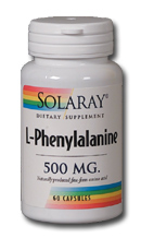 Solaray - L-Phenylalanine, Free Form 500 mg 60 Veg Cap