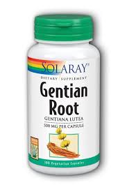 Solaray - Gentian Root 500 mg 100 Veg Cap-UNAVAILABLE