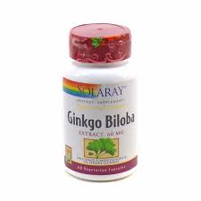 Solaray - Ginkgo Biloba Leaf Extract 60 mg 60 Veg Cap